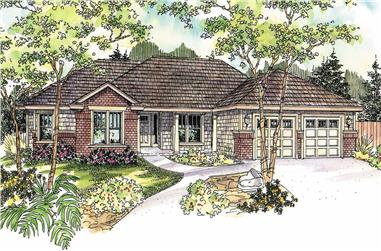 4-Bedroom, 2610 Sq Ft Contemporary House Plan - 108-1032 - Front Exterior