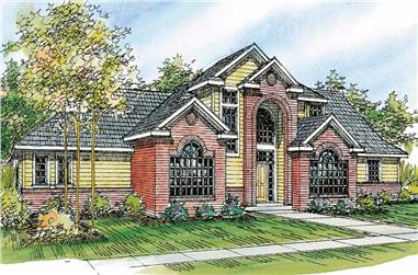 3-Bedroom, 2856 Sq Ft Contemporary House Plan - 108-1116 - Front Exterior