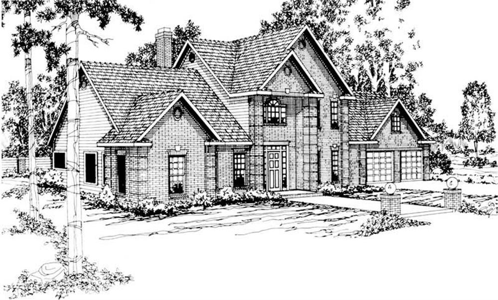 Main image for house plan # 3005