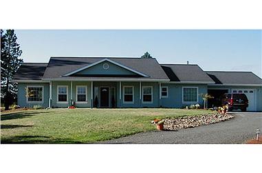 3-Bedroom, 2083 Sq Ft Ranch House - Plan #108-1250 - Front Exterior