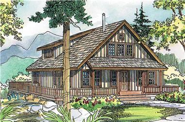 3-Bedroom, 1749 Sq Ft Rustic House - Plan #108-1275 - Front Exterior