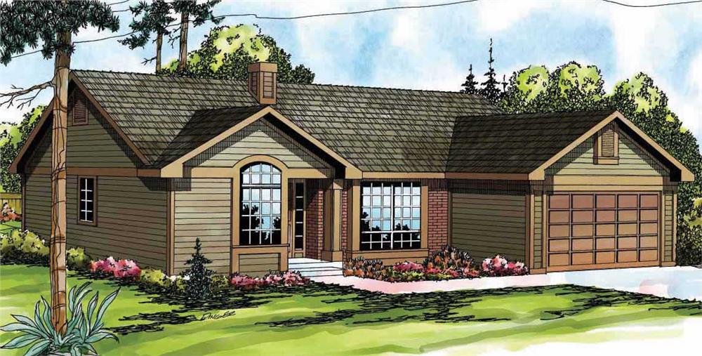 Main image for house plan # 2855