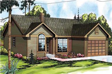 3-Bedroom, 1485 Sq Ft Small House Plans - 108-1310 - Main Exterior