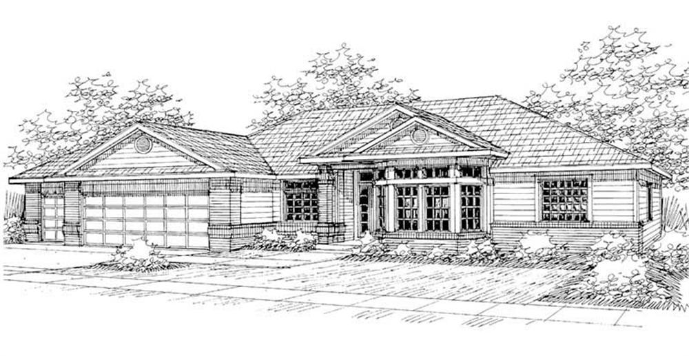 Main image for house plan # 3077