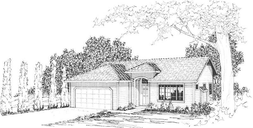 Main image for house plan # 3091