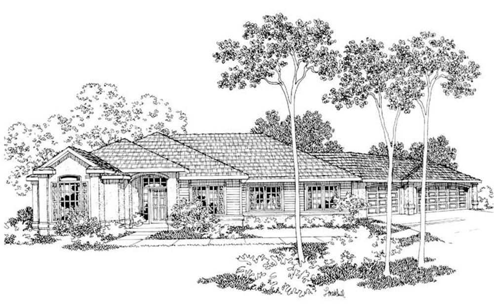 Main image for house plan # 3070