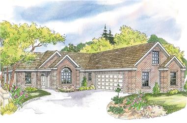 3-Bedroom, 2175 Sq Ft Traditional Home - Plan #108-1627 - Main Exterior
