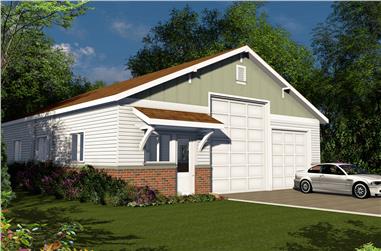 0-Bedroom, 2000 Sq Ft Traditional Home Plan - 108-1777 - Main Exterior
