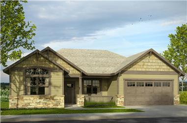 3-Bedroom, 1888 Sq Ft Cottage Home Plan - 108-1844 - Main Exterior