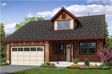 3-Bedroom, 1798 Sq Ft Shingle House Plan - 108-1871 - Front Exterior