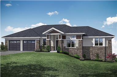3-Bedroom, 3237 Sq Ft Contemporary Home - Plan #108-1922 - Main Exterior