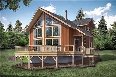 2-Bedroom, 1509 Sq Ft Contemporary Home - Plan #108-1932 - Main Exterior