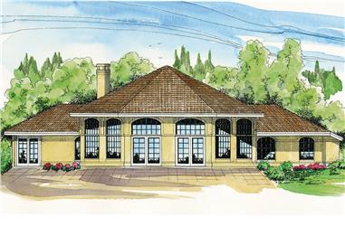 3-Bedroom, 2222 Sq Ft Ranch House - Plan #108-1952 - Front Exterior