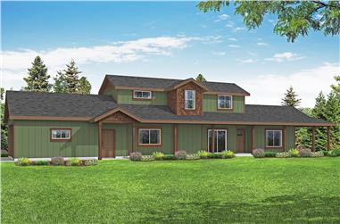 3-Bedroom, 1800 Sq Ft Country House - Plan #108-1975 - Front Exterior