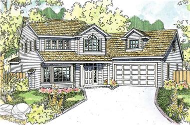 4-Bedroom, 1987 Sq Ft Transitional Home - Plan #108-1982 - Main Exterior