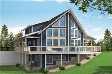 4-Bedroom, 2906 Sq Ft Vacation Home - Plan #108-2010 - Main Exterior
