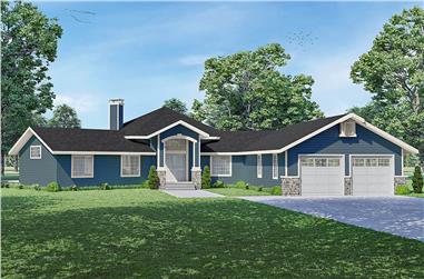 2-Bedroom, 2236 Sq Ft Ranch Home - Plan #108-2018 - Main Exterior