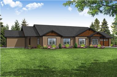 4-Bedroom, 2378 Sq Ft Multi-Unit House - Plan #108-2028 - Front Exterior