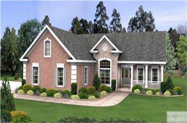 3-Bedroom, 1898 Sq Ft Country Home Plan - 109-1011 - Main Exterior