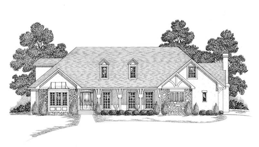 Main image for house plan # 14519