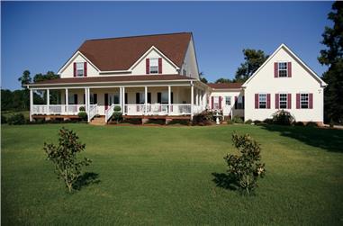 4-Bedroom, 2972 Sq Ft Farmhouse House Plan - 109-1093 - Front Exterior