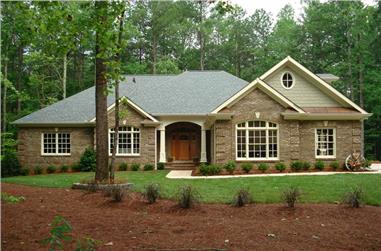 3-Bedroom, 2461 Sq Ft Country House Plan - 109-1103 - Front Exterior