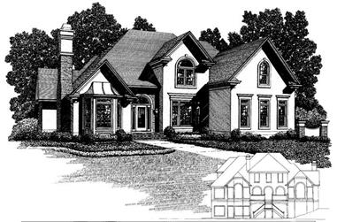 4-Bedroom, 4060 Sq Ft Craftsman Home Plan - 109-1163 - Main Exterior