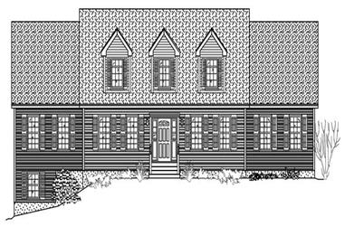 4-Bedroom, 2677 Sq Ft Country House Plan - 110-1064 - Front Exterior
