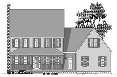 4-Bedroom, 2970 Sq Ft Country House Plan - 110-1066 - Front Exterior