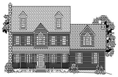 4-Bedroom, 3842 Sq Ft Country House Plan - 110-1083 - Front Exterior
