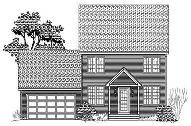 3-Bedroom, 3024 Sq Ft Traditional House Plan - 110-1093 - Front Exterior