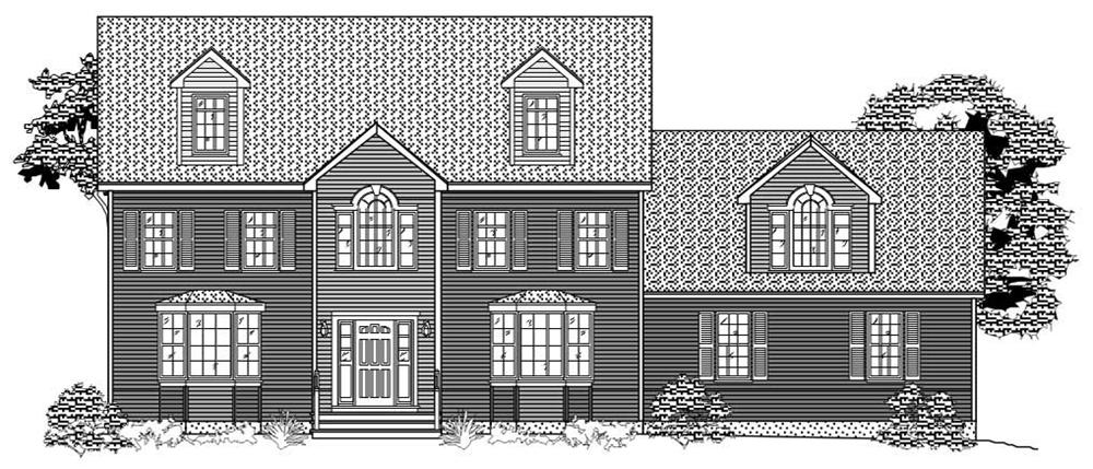 You don't see black and white front elevations like this much anymore -- check out the House Plans, though.