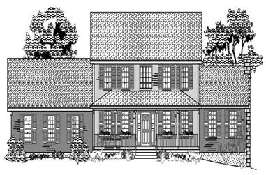 3-Bedroom, 2278 Sq Ft Country House Plan - 110-1124 - Front Exterior