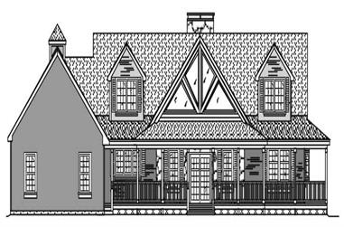 3-Bedroom, 4419 Sq Ft Country House Plan - 110-1126 - Front Exterior