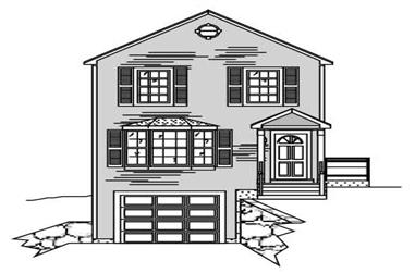 3-Bedroom, 3074 Sq Ft Multi-Unit House Plan - 110-1127 - Front Exterior