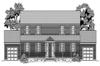 3-Bedroom, 2612 Sq Ft Multi-Unit House Plan - 110-1135 - Front Exterior