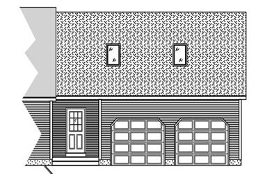0-Bedroom, 642 Sq Ft Garage Home Plan - 110-1144 - Main Exterior