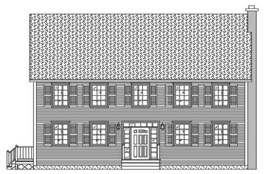 3-Bedroom, 1782 Sq Ft Colonial House Plan - 110-1182 - Front Exterior