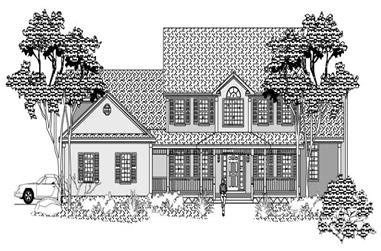4-Bedroom, 3461 Sq Ft Cape Cod House Plan - 110-1183 - Front Exterior