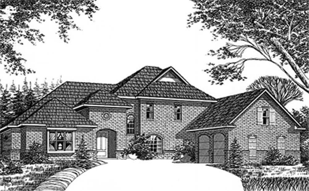 Main image for house plan # 6023