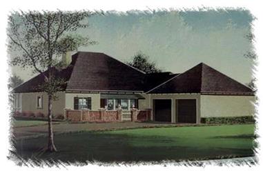 3-Bedroom, 2152 Sq Ft French Home Plan - 113-1011 - Main Exterior