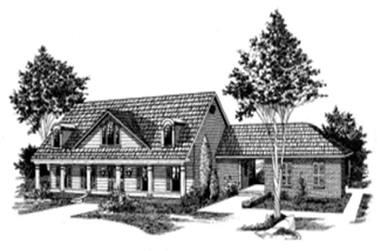 3-Bedroom, 2522 Sq Ft Ranch House Plan - 113-1040 - Front Exterior