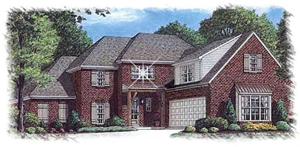 Main image for house plan # 9500
