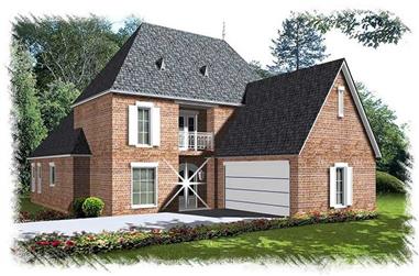 4-Bedroom, 2751 Sq Ft French Home - Plan #113-1086 - Main Exterior