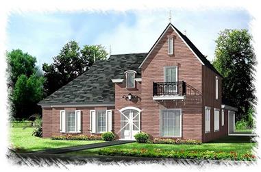 4-Bedroom, 2571 Sq Ft French House - Plan #113-1090 - Front Exterior