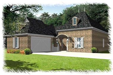 3-Bedroom, 2346 Sq Ft French House Plan - 113-1091 - Front Exterior