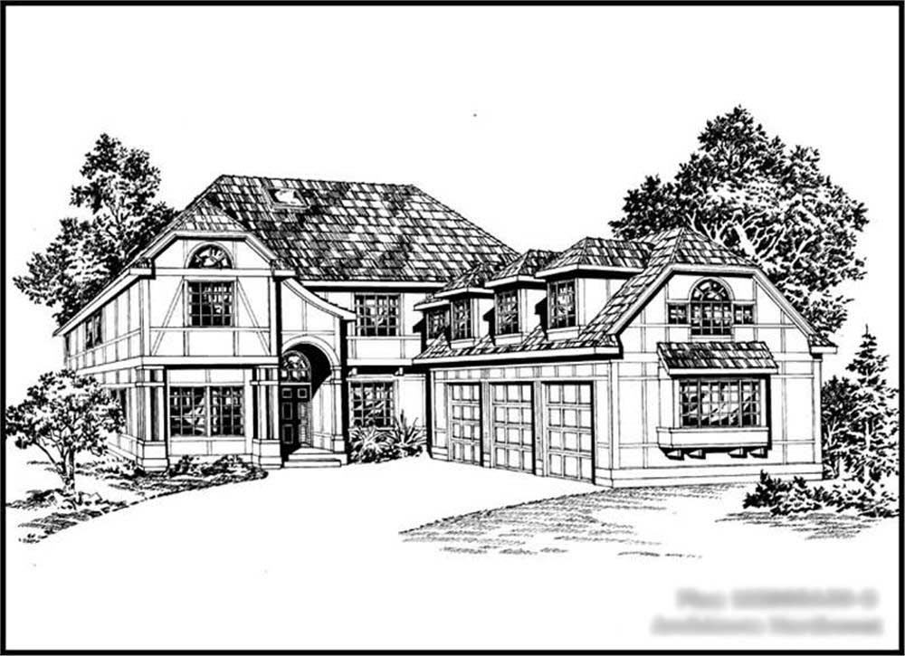 Main image for house plan # 14855