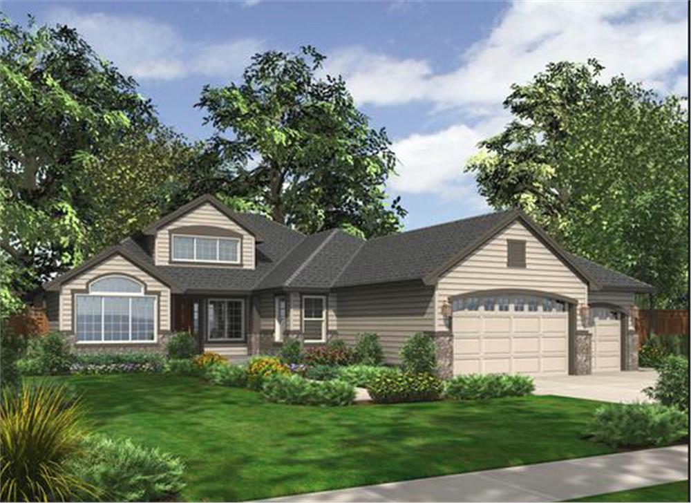 Main image for this ranch house plan.