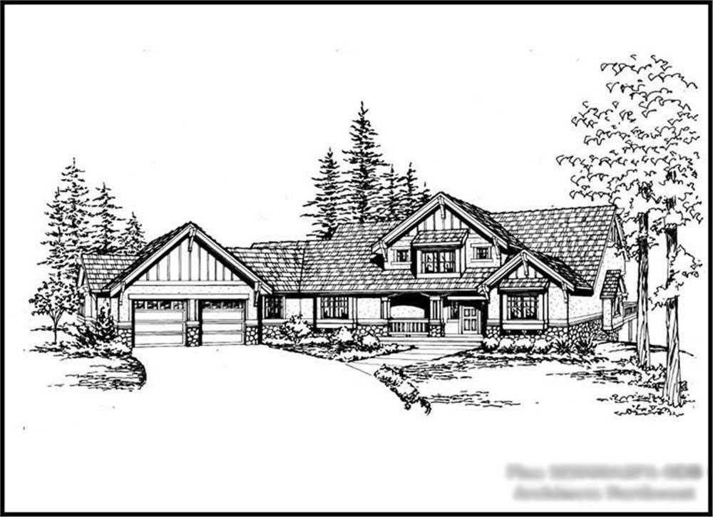 Main image for house plan # 14859