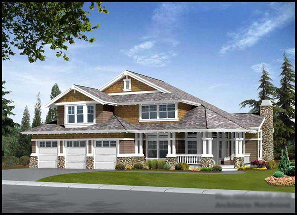 Main image for house plan # 14891